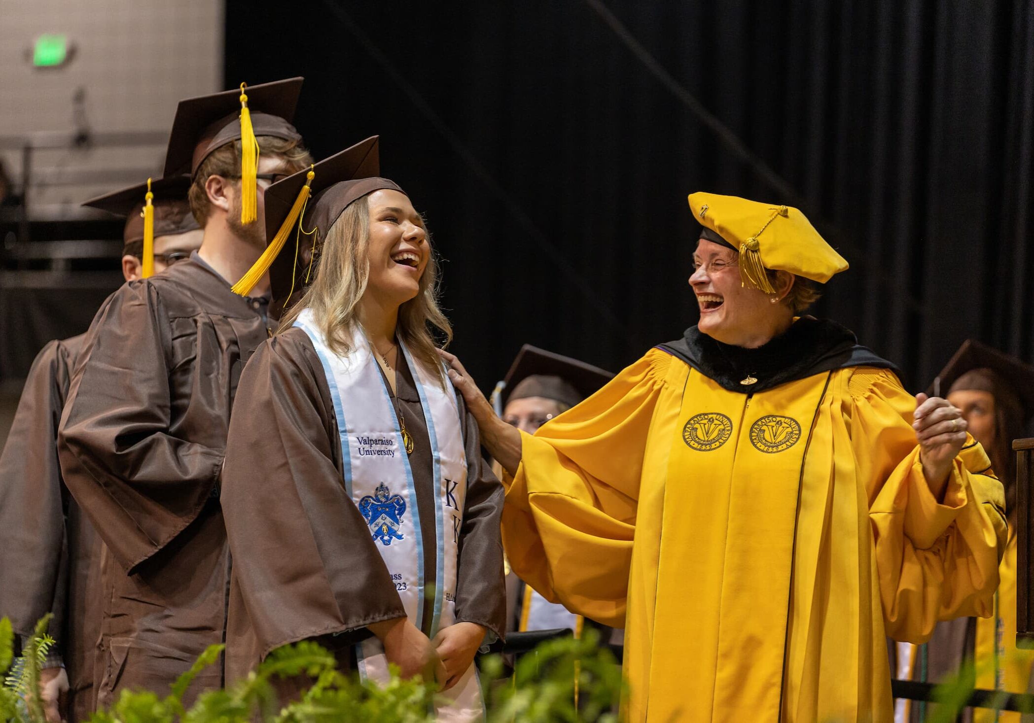Graduates at Commencement